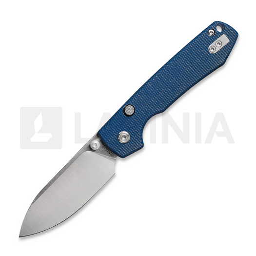 Vosteed Raccoon 2.0 Top Liner Lock - Satin Drop - Micarta foldekniv, blå