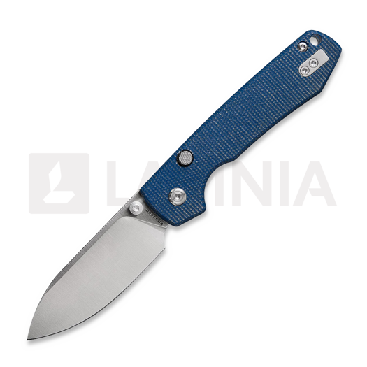 Vosteed Raccoon 2.0 Top Liner Lock - Satin Drop - Micarta Taschenmesser, blau