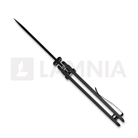 Couteau pliant Vosteed Raccoon Crossbar - Aluminium Black - B/W Drop