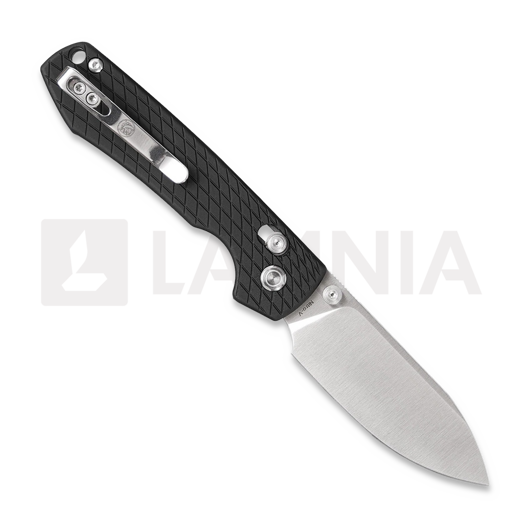 Vosteed Raccoon Crossbar - Aluminium Black - Satin Drop foldekniv