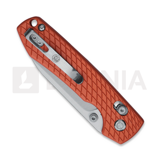Vosteed Raccoon Crossbar - Aluminium Orange - Satin Drop sulankstomas peilis