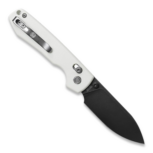 Zav&iacute;rac&iacute; nůž Vosteed Raccoon Crossbar - G-10 White - B/W Drop