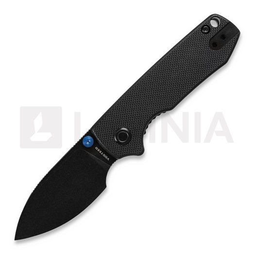 Couteau pliant Vosteed Raccoon Cub - G10 Black - B/W Drop