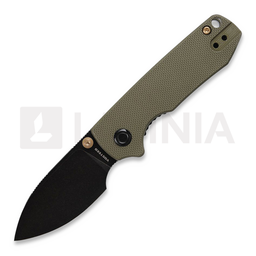 Couteau pliant Vosteed Raccoon Cub - G10 Olive - B/W Drop