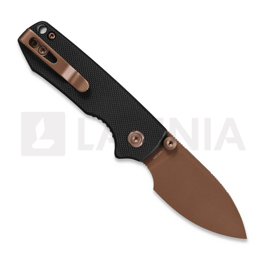 Coltello pieghevole Vosteed Raccoon Cub - G10 Black - Copper Dune Drop