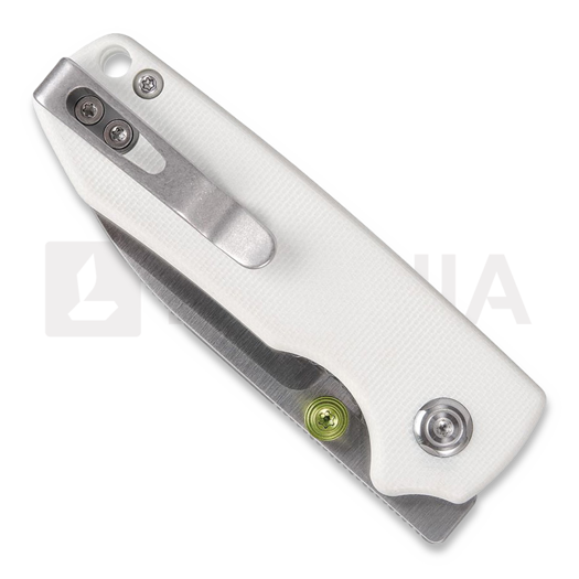 Vosteed Raccoon Cub - G10 White - Satin Drop folding knife