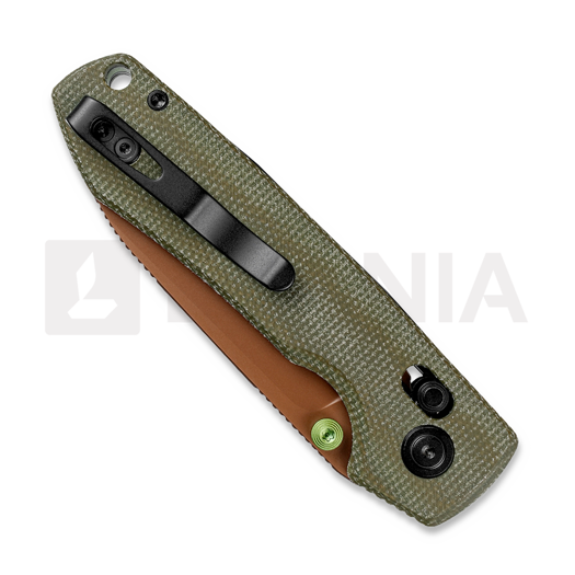 Coltello pieghevole Vosteed Raccoon ModSwap™ - Copper Dune - Micarta, verde