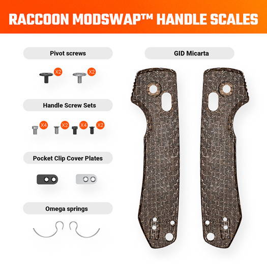 Vosteed Raccoon ModSwap™ Handle Scales