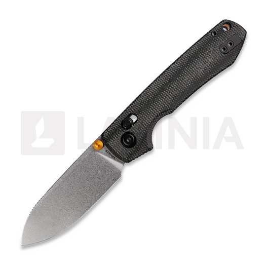 Navalha Vosteed Raccoon ModSwap™ - Stonewash - Micarta, preto