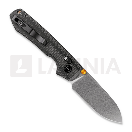 Navalha Vosteed Raccoon ModSwap™ - Stonewash - Micarta, preto