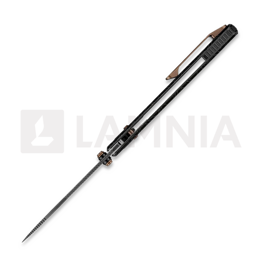 Navalha Vosteed Raccoon TiSlim Crossbar - Blackwash - Titanium, Acid Wash Black