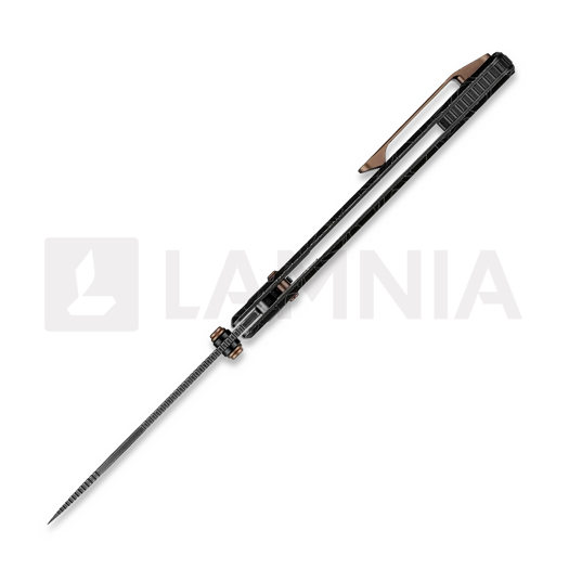 Navalha Vosteed Raccoon TiSlim Crossbar - Blackwash - Titanium, Acid Wash Black