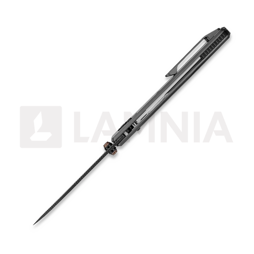 Складний ніж Vosteed Raccoon TiSlim Crossbar - Blackwash - Titanium, Dim Gray