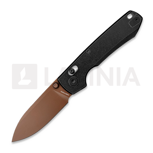 Vosteed Raccoon TiSlim Crossbar - Copper Dune Drop - Titanium összecsukható kés, fekete