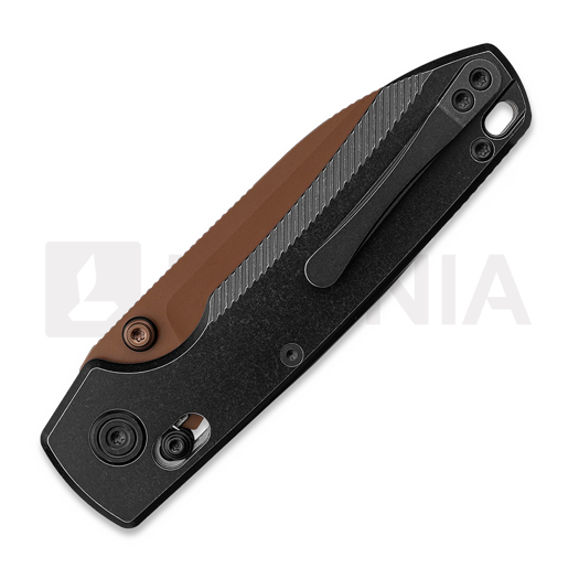 Vosteed Raccoon TiSlim Crossbar - Copper Dune Drop - Titanium sulankstomas peilis, juoda