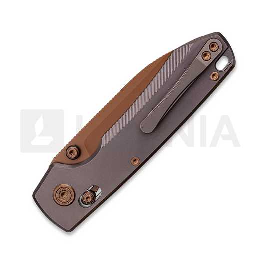 Складний ніж Vosteed Raccoon TiSlim Crossbar - Copper Dune Drop - Titanium, Dark Reddish Purple