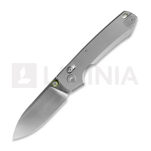 Vosteed Raccoon TiSlim Crossbar - Satin - Titanium Taschenmesser, grau