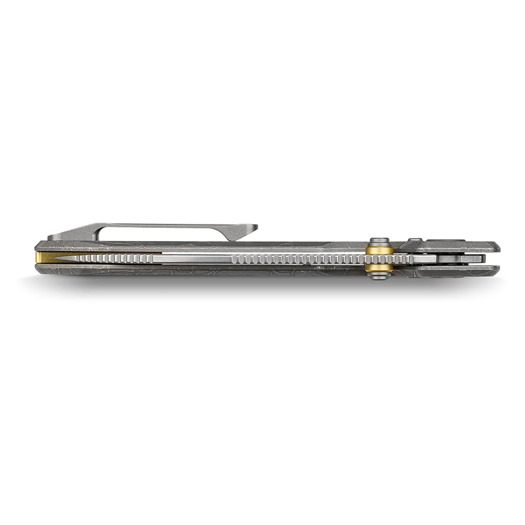 Vosteed Raccoon TiSlim Crossbar - Stonewash - Titanium vouwmes, Acid Wash Gray