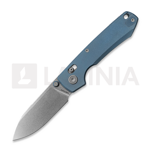 Skladací nôž Vosteed Raccoon TiSlim Crossbar - Stonewash - Titanium, modrá