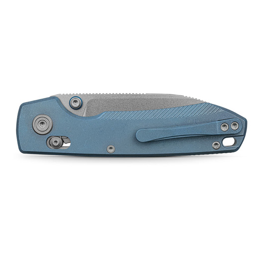 Vosteed Raccoon TiSlim Crossbar - Stonewash - Titanium vouwmes, blauw