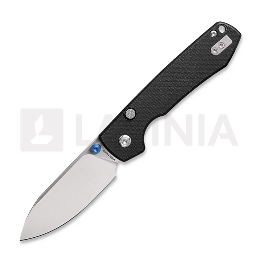 Nóż składany Vosteed Raccoon Top Liner Lock - Satin Drop - Micarta, czarny