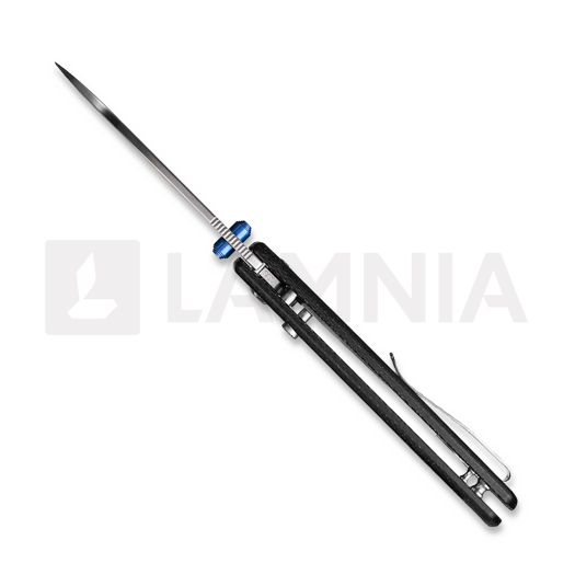 Skladací nôž Vosteed Raccoon Top Liner Lock - Satin Drop - Micarta, čierna