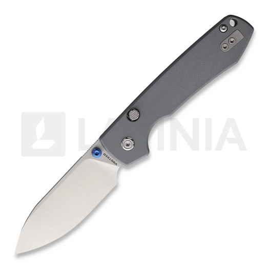 Vosteed Raccoon Top Liner Lock - Satin Drop - G10 összecsukható kés, szürke