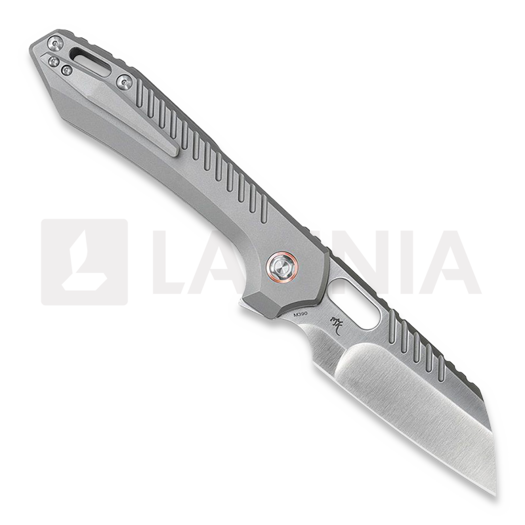 Vosteed RSKAOS Top Linerlock - Titanium S/W - Satin Sheepsfoot sulankstomas peilis