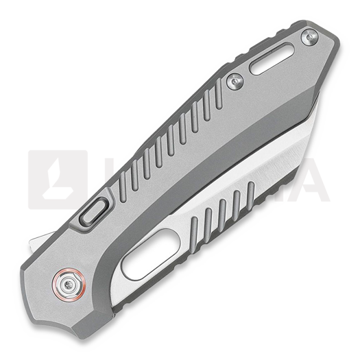 Vosteed RSKAOS Top Linerlock - Titanium S/W - Satin Sheepsfoot sulankstomas peilis