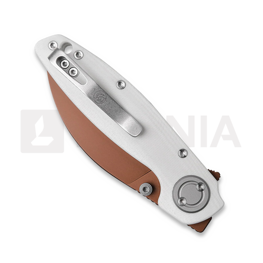 Coltello pieghevole Vosteed Shilin Cutter - Copper Dune - G10, bianco