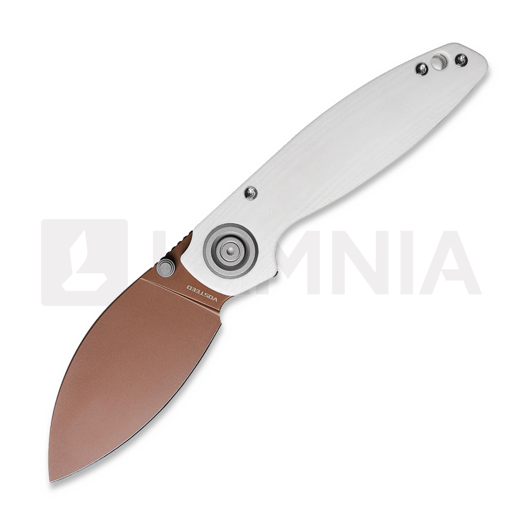 Vosteed Shilin Cutter - Copper Dune - G10 sulankstomas peilis, balta