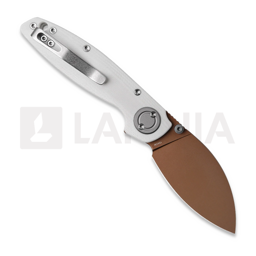 Coltello pieghevole Vosteed Shilin Cutter - Copper Dune - G10, bianco