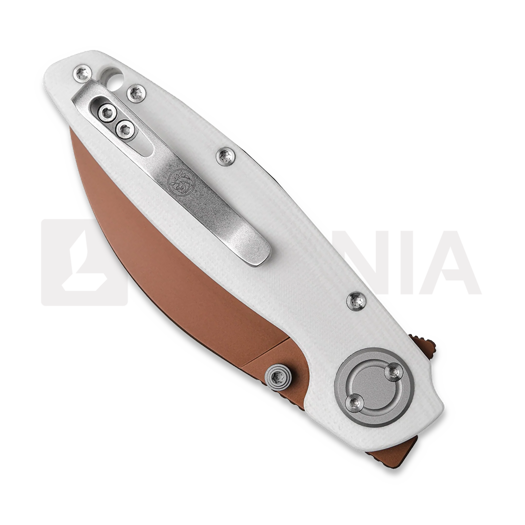 Coltello pieghevole Vosteed Shilin Cutter - Copper Dune - G10, bianco