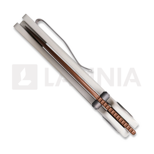 Coltello pieghevole Vosteed Shilin Cutter - Copper Dune - G10, bianco