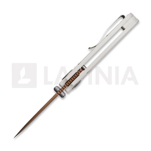 Coltello pieghevole Vosteed Shilin Cutter - Copper Dune - G10, bianco