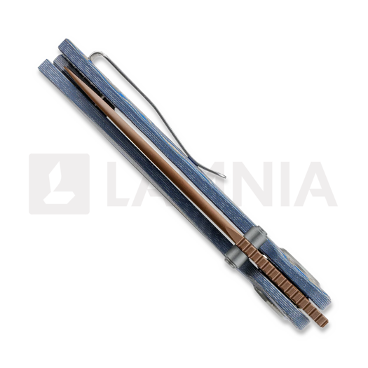 Складний ніж Vosteed Shilin Cutter - Copper Dune - Micarta, Blue Ocean