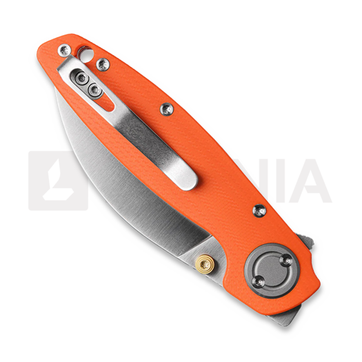 Vosteed Shilin Cutter - Satin - G10 k&auml;&auml;nt&ouml;veitsi, oranssi