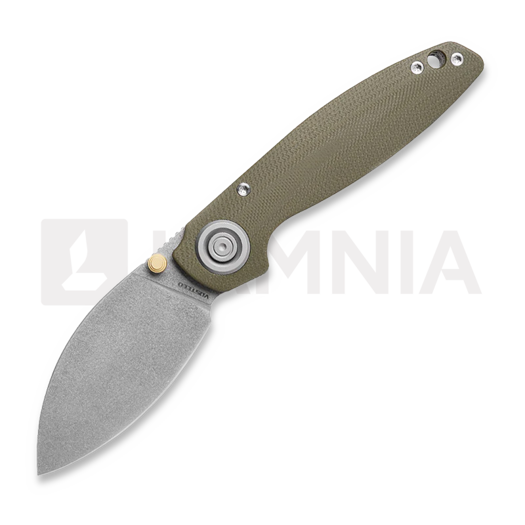 Vosteed Shilin Cutter - Stonewash - G10 összecsukható kés, zöld