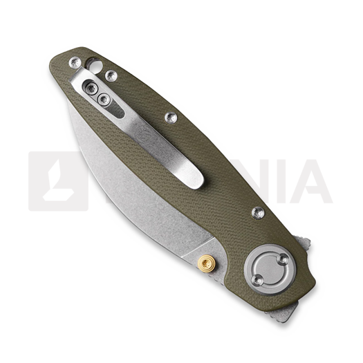 Coltello pieghevole Vosteed Shilin Cutter - Stonewash - G10, verde