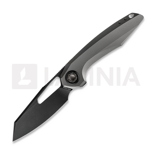 Nóż składany Vosteed Thunderbeast - Blackwash - Titanium, szara