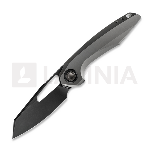 Vosteed Thunderbeast - Blackwash - Titanium foldekniv, grå