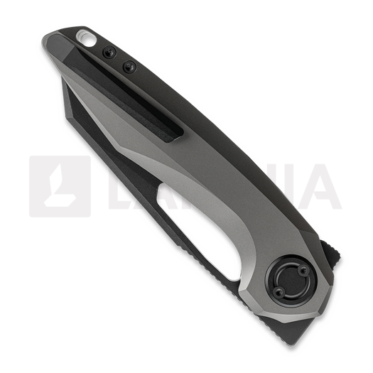 Vosteed Thunderbeast - Blackwash - Titanium összecsukható kés, szürke