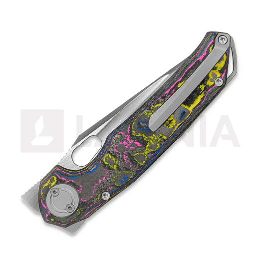 Vosteed Thunderbird V - Dual Satin & Bead Blast - CamoCarbon 접이식 나이프, Ultimate Warrior