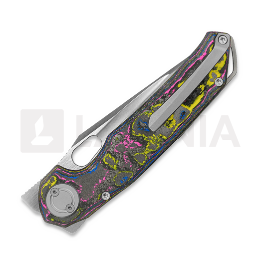 Vosteed Thunderbird V - Dual Satin & Bead Blast - CamoCarbon 접이식 나이프, Ultimate Warrior