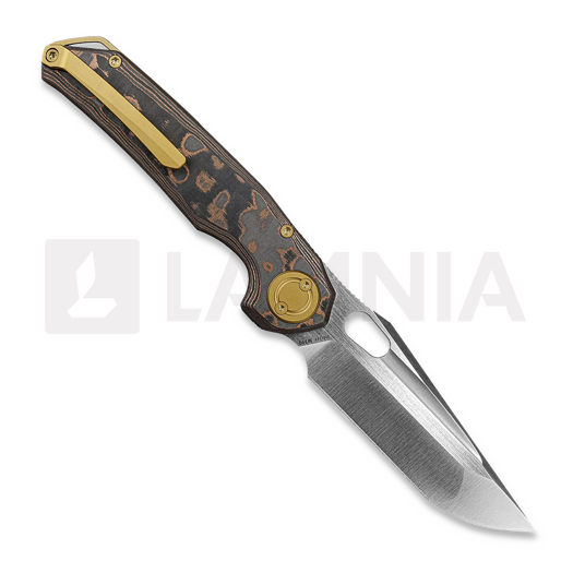 มีดพับ Vosteed Thunderbird V - Dual Satin & Bead Blast - Fat Carbon, Copper Camo