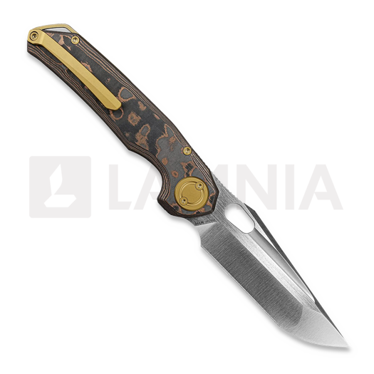 มีดพับ Vosteed Thunderbird V - Dual Satin & Bead Blast - Fat Carbon, Copper Camo