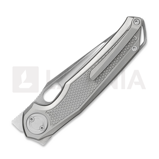 Coltello pieghevole Vosteed Thunderbird V - Dual Satin & Bead Blast - Titanium, grigio