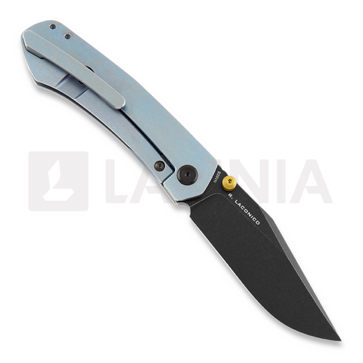 Vosteed Vallhund - Blackwash - Titanium f&auml;llkniv, bl&aring;