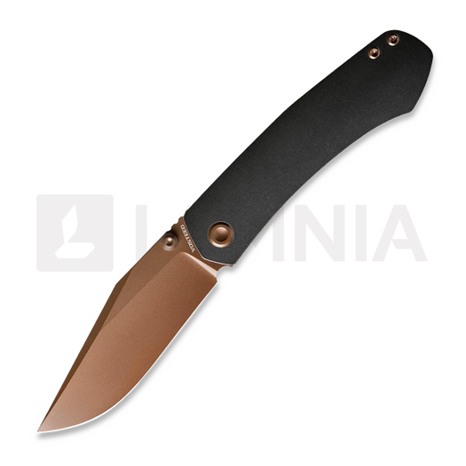 Vosteed Vallhund - Copper Dune - Titanium fällkniv, svart