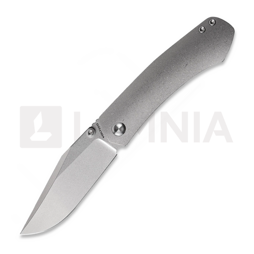 Vosteed Vallhund - Stonewash - Titanium Taschenmesser, grau